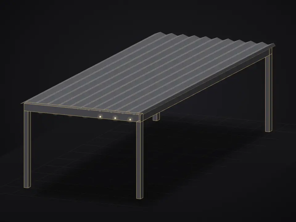 Carport: Trapezblech
