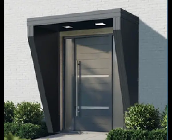 Door canopy Angle